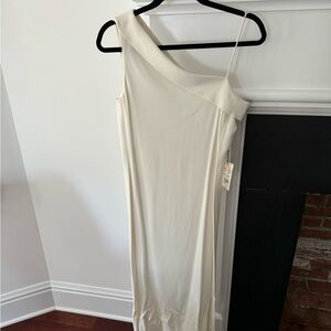 Vintage Emporio Armani White Crepe Dress